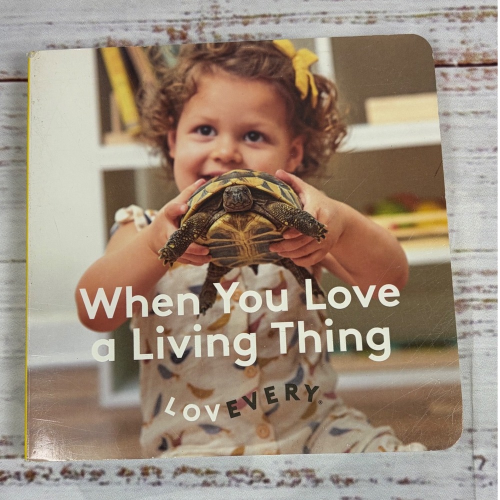 Lovevery When You Love a Living Thing Board Book Marta Drew Lift-the-Flap
